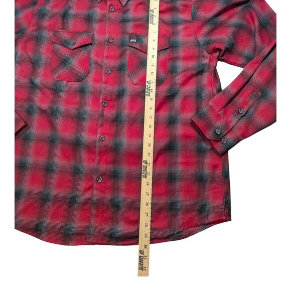Dixxon Flannel Co. Sick Of It All Plaid Shirt Men’s XL Red Black Long Sleeve - Picture 9 of 9